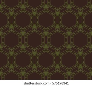 Geometric shape abstract vector illustration. Seamless pattern.