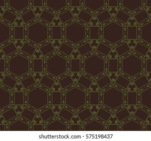 Geometric shape abstract vector illustration. Seamless pattern.