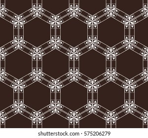 Geometric shape abstract vector illustration. Seamless pattern.
