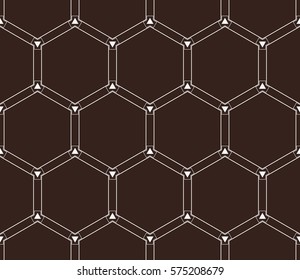 Geometric shape abstract vector illustration. Seamless pattern.
