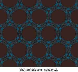 Geometric shape abstract vector illustration. Seamless pattern.