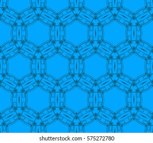 Geometric shape abstract vector illustration. Seamless pattern.