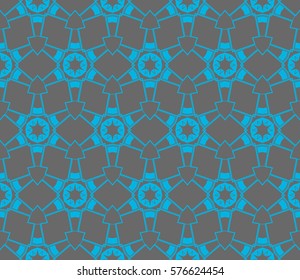 Geometric shape abstract vector illustration. Seamless pattern.