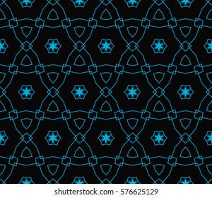Geometric shape abstract vector illustration. Seamless pattern.