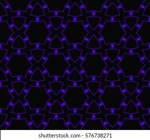 Geometric shape abstract vector illustration. Seamless pattern.