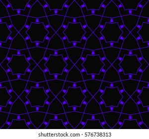 Geometric shape abstract vector illustration. Seamless pattern.