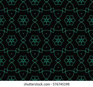 Geometric shape abstract vector illustration. Seamless pattern.