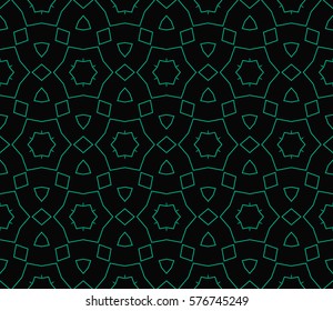 Geometric shape abstract vector illustration. Seamless pattern.