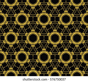 Geometric shape abstract vector illustration. Seamless pattern.