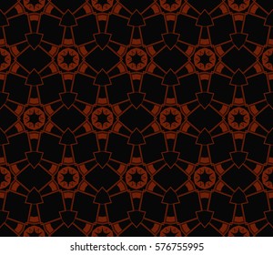 Geometric shape abstract vector illustration. Seamless pattern.