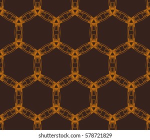 Geometric shape abstract vector illustration. Seamless pattern.