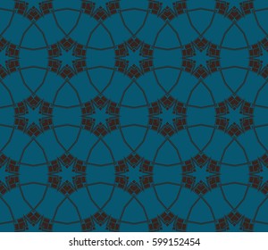 Geometric shape abstract vector illustration. Seamless pattern.