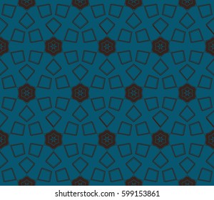 Geometric shape abstract vector illustration. Seamless pattern.