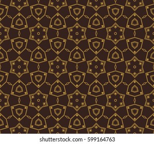 Geometric shape abstract vector illustration. Seamless pattern.
