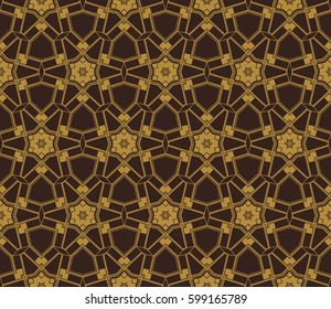 Geometric shape abstract vector illustration. Seamless pattern.
