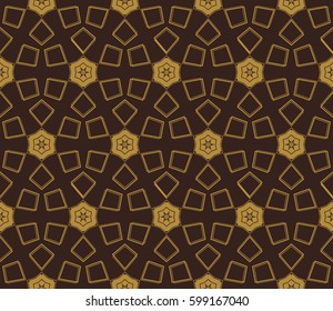 Geometric shape abstract vector illustration. Seamless pattern.