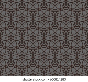Geometric shape abstract vector illustration. Seamless pattern.