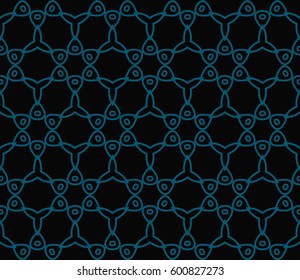 Geometric shape abstract vector illustration. Seamless pattern.