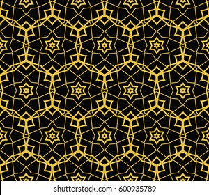 Geometric shape abstract vector illustration. Seamless pattern.