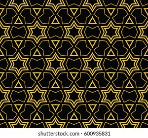 Geometric shape abstract vector illustration. Seamless pattern.