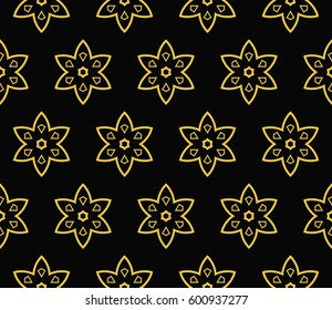 Geometric shape abstract vector illustration. Seamless pattern.