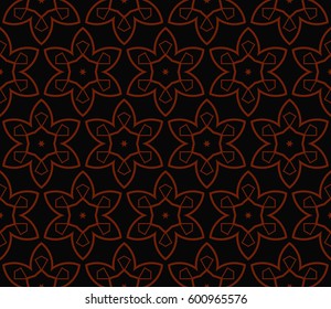 Geometric shape abstract vector illustration. Seamless pattern.