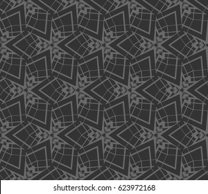 Geometric shape abstract vector illustration. Seamless pattern.