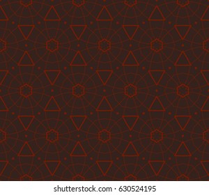 Geometric shape abstract vector illustration. Seamless pattern.