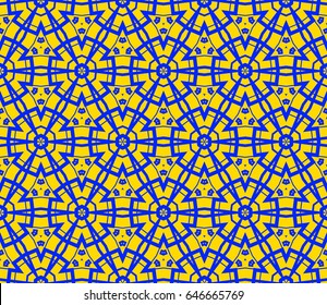 Geometric shape abstract vector illustration. Seamless pattern.