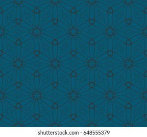 Geometric shape abstract vector illustration. Seamless pattern.