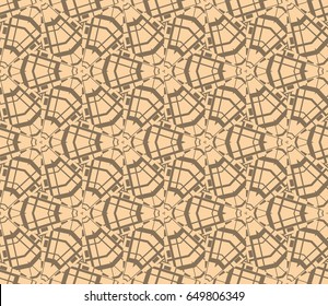 Geometric shape abstract vector illustration. Seamless pattern.