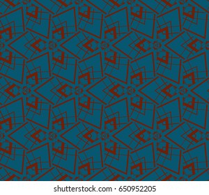 Geometric shape abstract vector illustration. Seamless pattern.