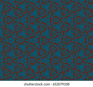 Geometric shape abstract vector illustration. Seamless pattern.