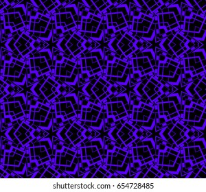 Geometric shape abstract vector illustration. Seamless pattern.