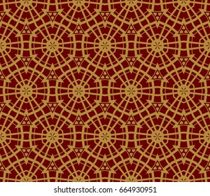 Geometric shape abstract vector illustration. Seamless pattern.