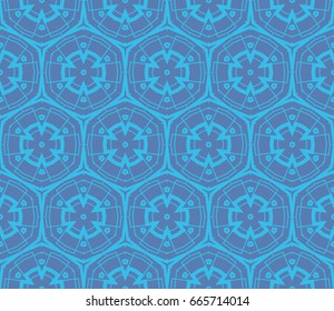 Geometric shape abstract vector illustration. Seamless pattern.