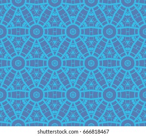 Geometric shape abstract vector illustration. Seamless pattern.