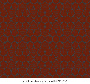 Geometric shape abstract vector illustration. Seamless pattern.