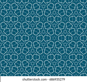 Geometric shape abstract vector illustration. Seamless pattern.