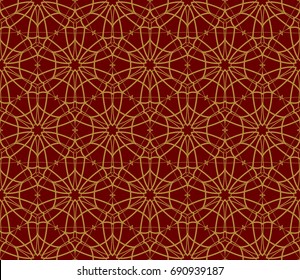 Geometric shape abstract vector illustration. Seamless pattern.