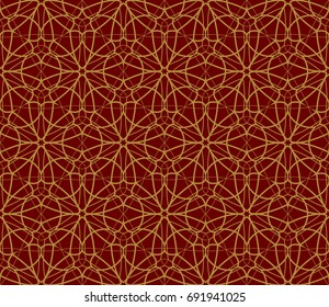 Geometric shape abstract vector illustration. Seamless pattern.