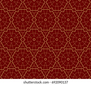 Geometric shape abstract vector illustration. Seamless pattern.