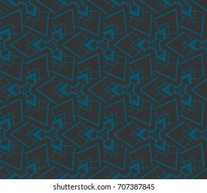 Geometric shape abstract vector illustration. Seamless pattern.