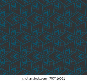 Geometric shape abstract vector illustration. Seamless pattern.