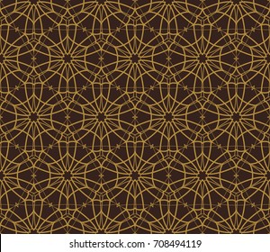 Geometric shape abstract vector illustration. Seamless pattern.