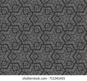 Geometric shape abstract vector illustration. Seamless pattern.