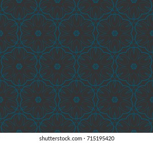 Geometric shape abstract vector illustration. Seamless pattern.
