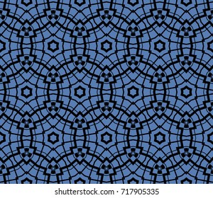 Geometric shape abstract vector illustration. Seamless pattern.