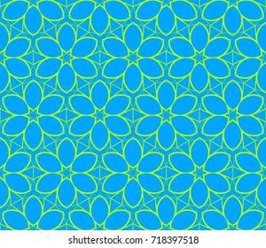 Geometric shape abstract vector illustration. Seamless pattern.