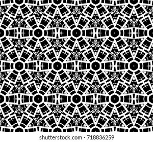 Geometric shape abstract vector illustration. Seamless pattern.
